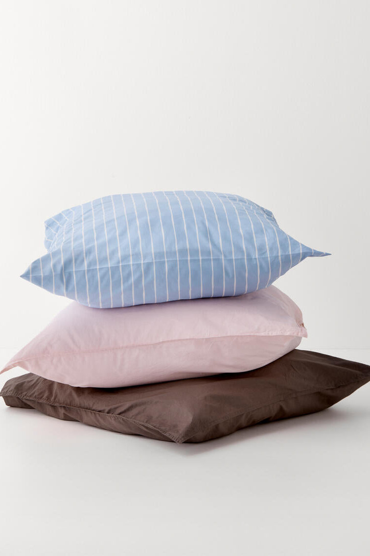 Curly Percale sengesæt, rosa - 140x220 cm